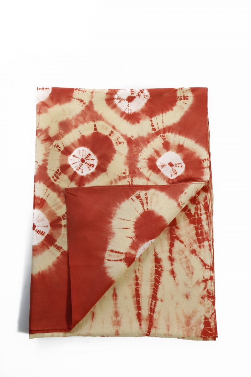 Tie n Dye Cotton Silk Scarf - Image 3